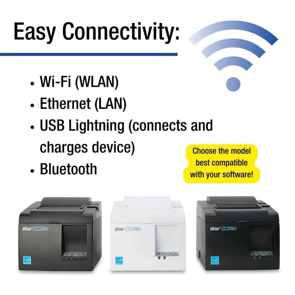 Impresora térmica Star Micronics TSP143IIIW Wi-Fi (WLAN) - Imagen 6