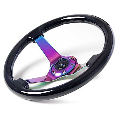 Volante NRG Innovations ST-036BK-MC Classic Black Wood - Imagen 3