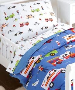 Juego de Cama de 4 Piezas para Niños Wildkin, Microfibra