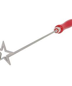 Hierro para marcar carne BBQ Fans Army, pan, madera y cuero