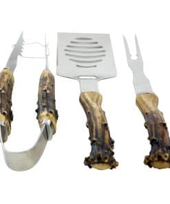 Set de Parrilla PINE RIDGE con Mango de Cuerno para BBQ al