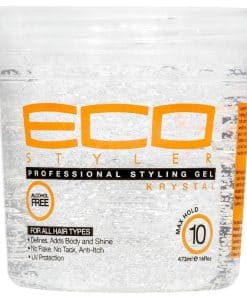 Gel para peinar EcoStyler Krystal de ECOCO, 32 oz (Pack de