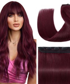 S-noilite Extensiones de Cabello Humano Clip One Piece