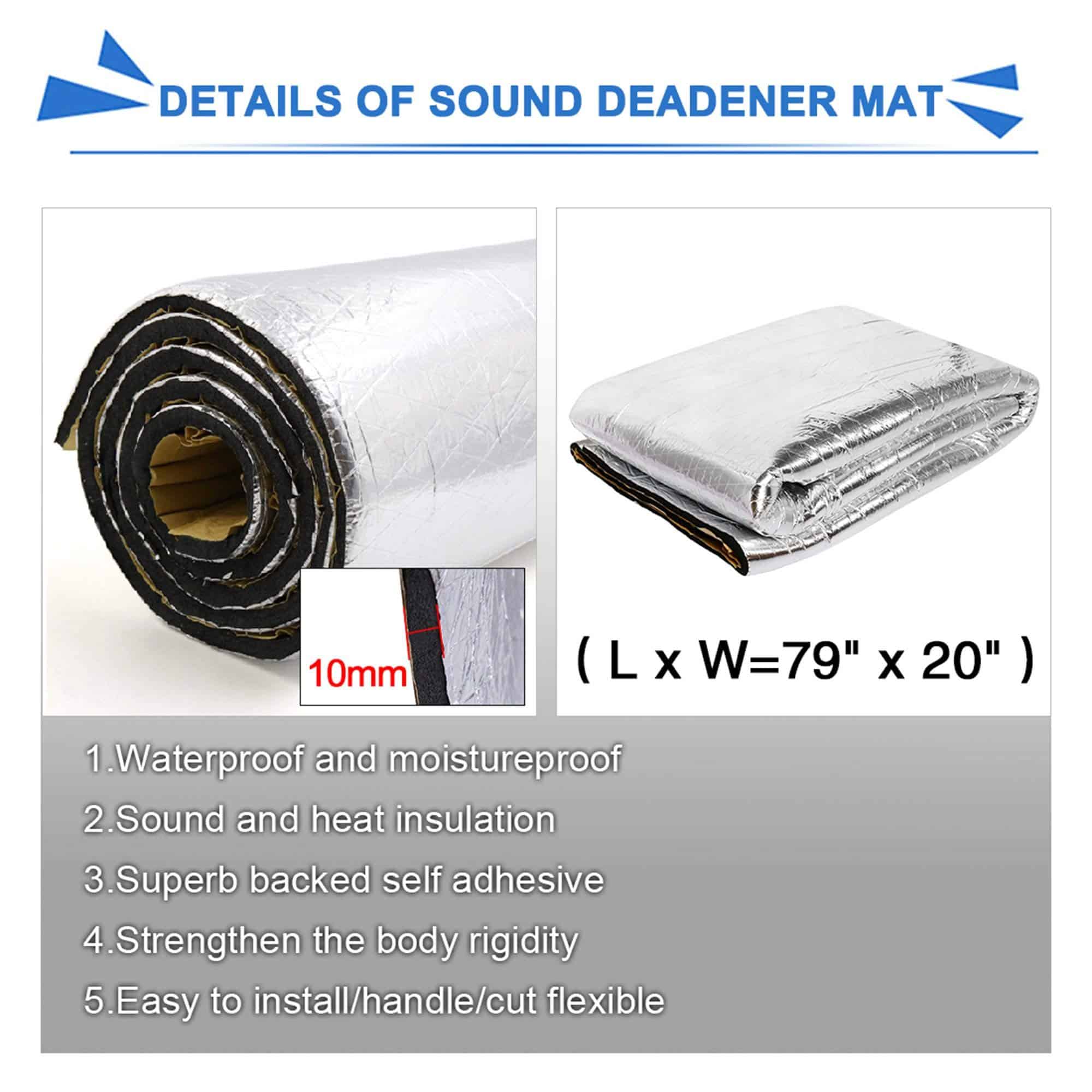 Aislante Térmico y de Sonido para Coche 394mil 10.76sqft de - Imagen 3