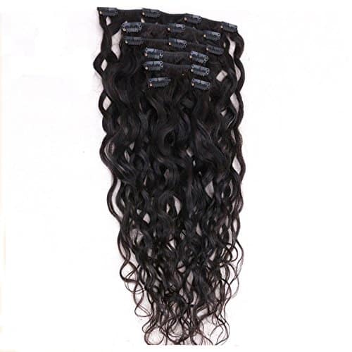 Extensiones de Cabello Natural Ondulado Clip en Pelo Humano - Imagen 4