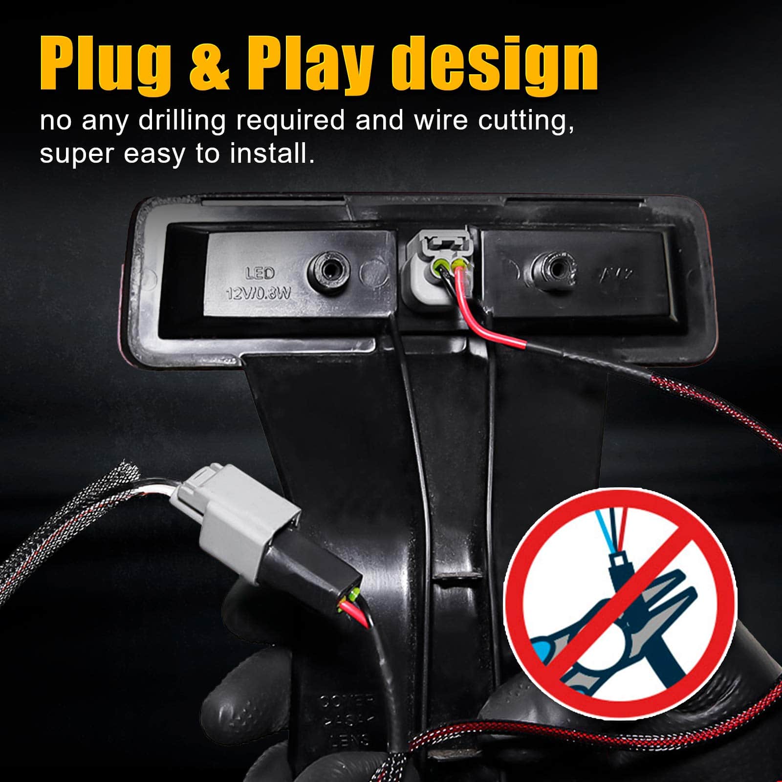 SUPAREE (Luz de freno para rueda de repuesto plug and play - Imagen 4