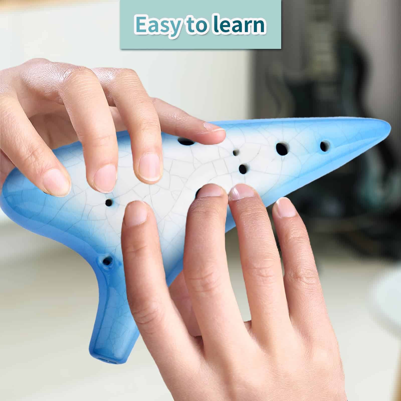 Ocarina Dulce Joy of Wood Thrush 12 Agujeros en C con - Imagen 5