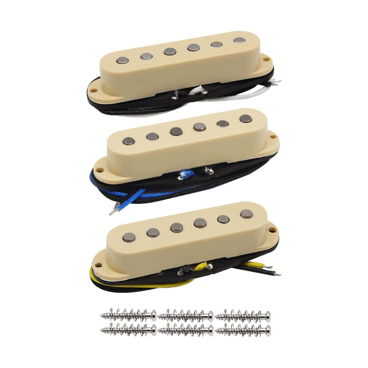 Set de Pastillas de Guitarra de Bobina Simple Alnico 5 para