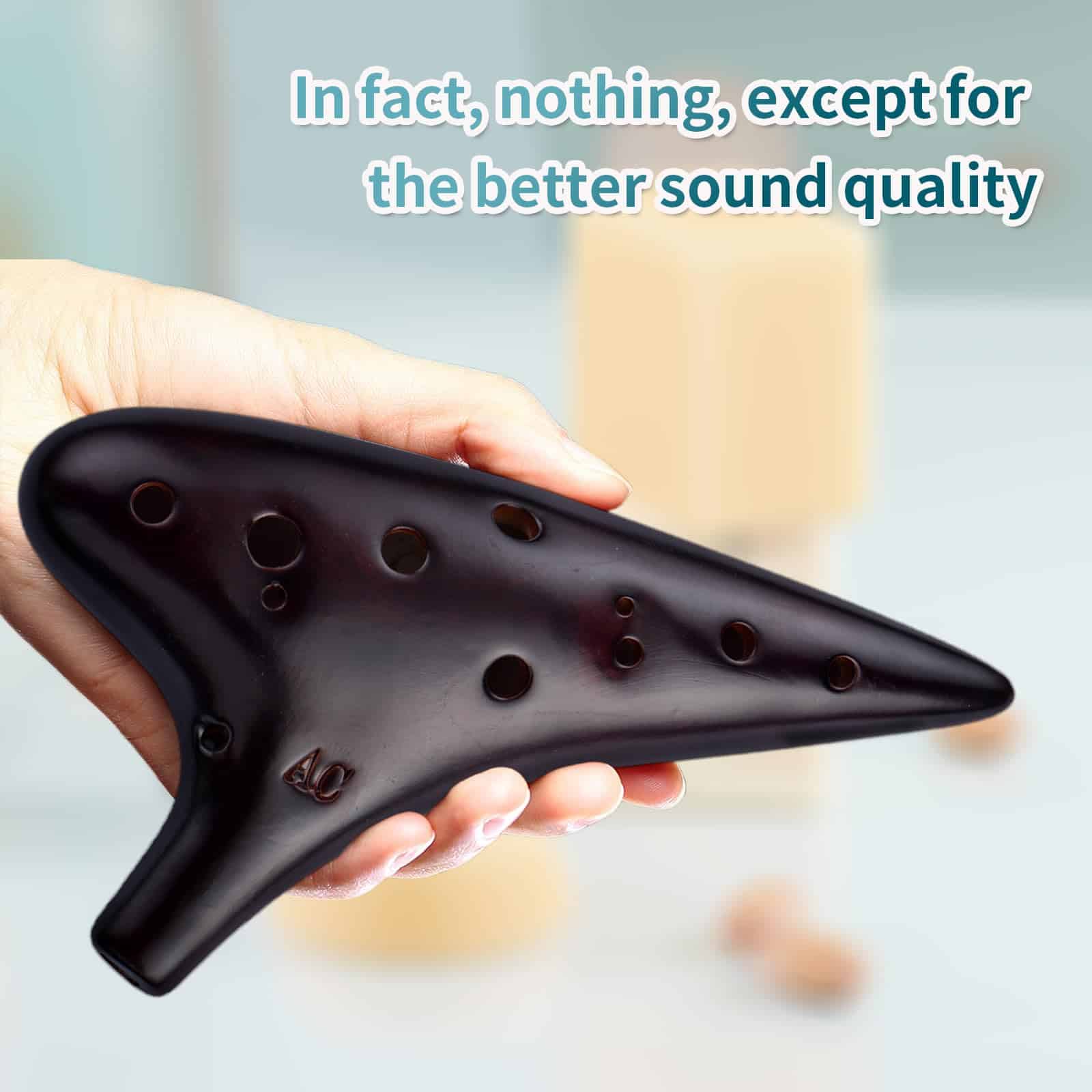 Ocarina Alto C de Cerámica de 12 Agujeros 'Alegría del - Imagen 4