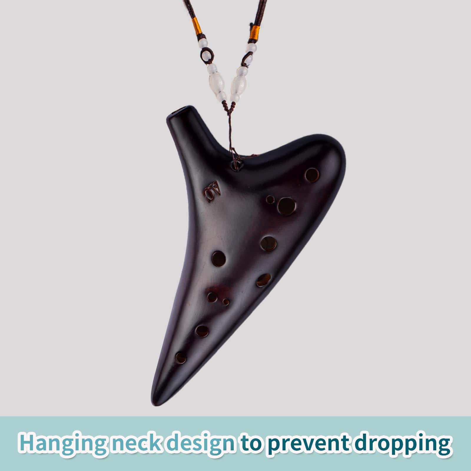 Ocarina Alto C de Cerámica de 12 Agujeros 'Alegría del - Imagen 6