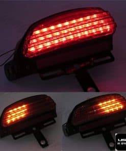 Soporte de luz trasera LED Smoked Tri-Bar Wide para