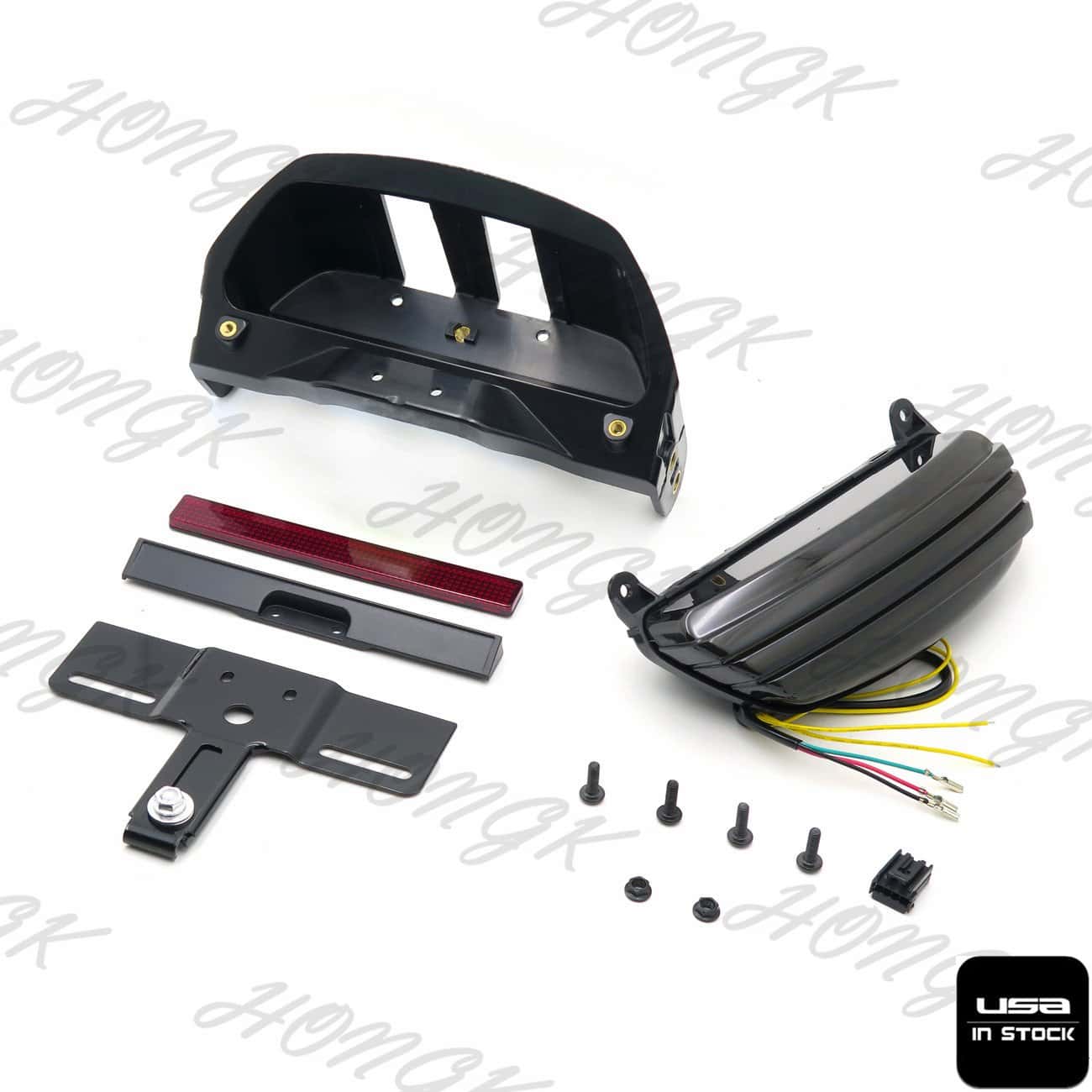 Soporte de luz trasera LED Smoked Tri-Bar Wide para - Imagen 3