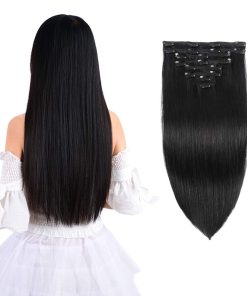 Extensiones de Cabello Clip en Remy de 14" Cabello Humano