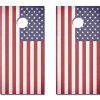 Pegatinas para tablero de Cornhole - Bandera Americana -