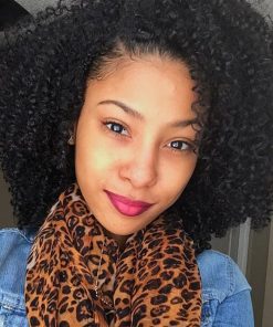 Extensiones de Cabello Afro Kinky Rizado Clip In de Cabello