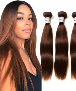 8A Grado Virgen Brasileña de Pelo Liso 3 Paquetes 100g cada