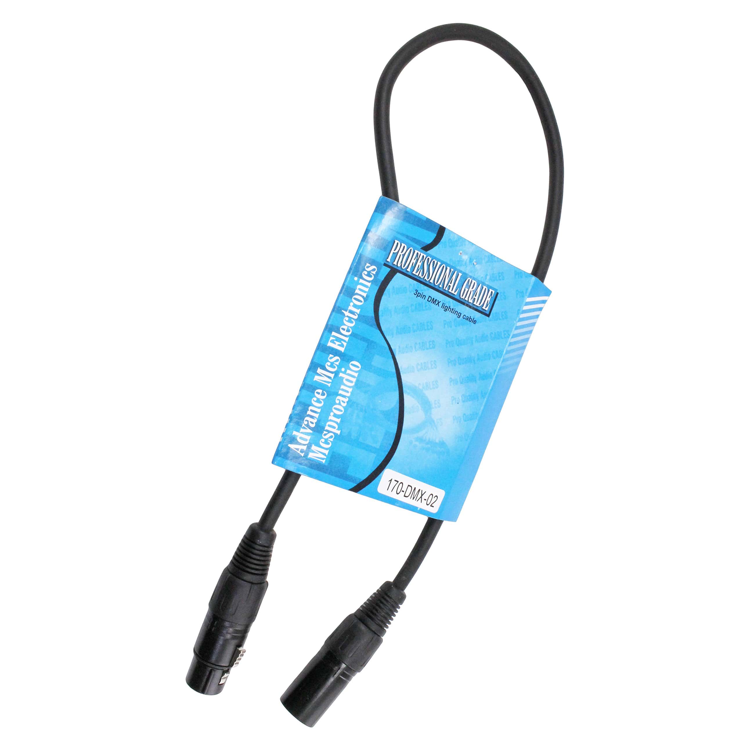 Cable de Iluminación DMX MCSPROAUDIO de 3 Pines XLR de 110 - Imagen 3