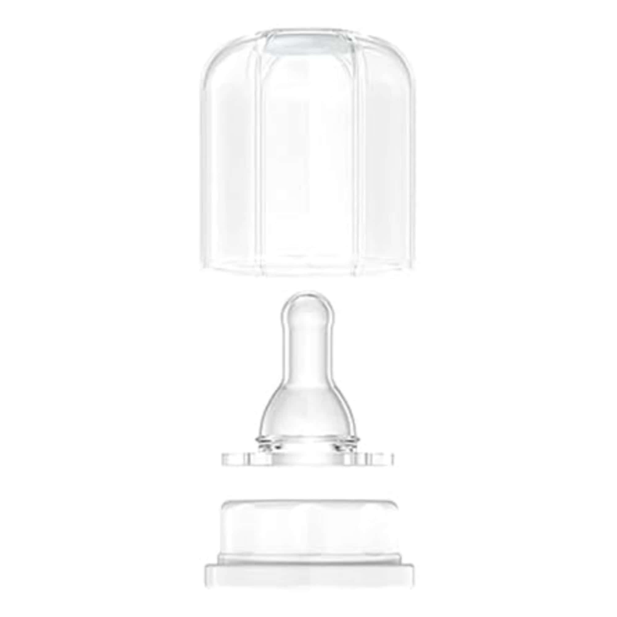 Paquete de 3 biberones de vidrio Lifefactory con protección - Imagen 3