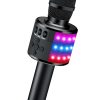 Micrófono de Karaoke Inalámbrico Bluetooth -Negro