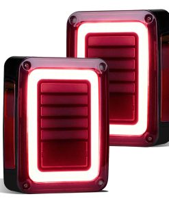 Luces traseras LED mejoradas FIERYRED compatibles con Jeep