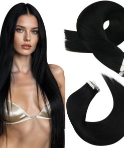 Extensiones de Cabello Moresoo Tape in Negro Extensiones de
