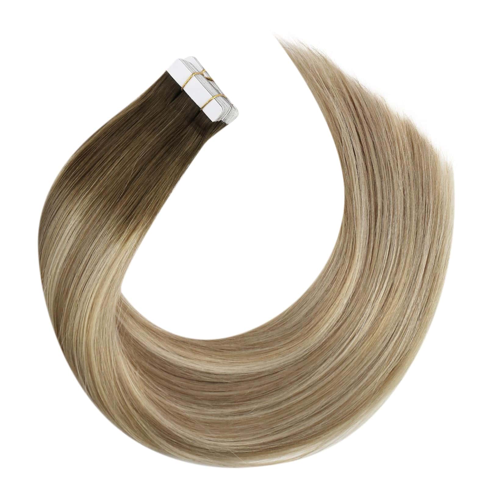 Extensiones de Cabello Humano Moresoo Tape in Ombre - Imagen 9