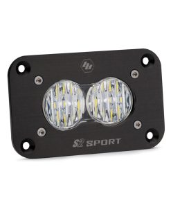 Luz LED empotrable negra Baja Designs S2 Sport (Esquinera