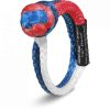 Bubba Rope Gator-Jaw Pro Synthetic Soft -Rojo, Blanco y Azul