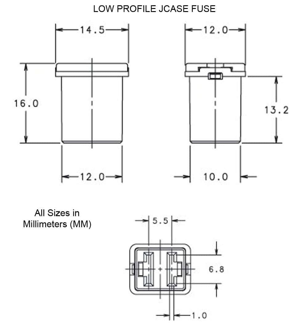 Kit de Fusibles de Repuesto Low y Tall/STD Profile JCASE - Imagen 7