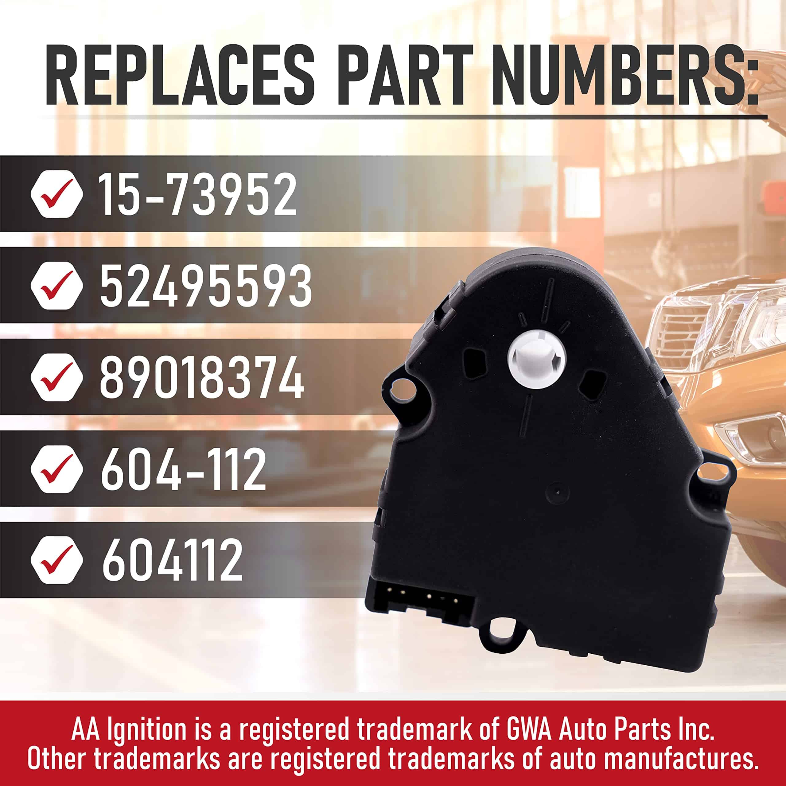 Actuador de Puerta de Mezcla de Aire HVAC - Reemplaza - Imagen 5