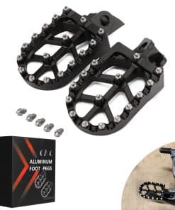 JFG RACING Dirt Bike Foot Pegs - Reposapiés CNC para KX85