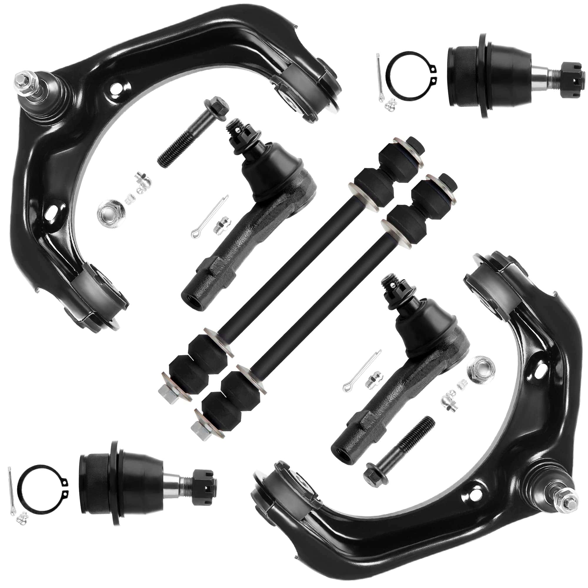 SCITOO 8pcs Kit de Suspensión Delantera Brazo de Control