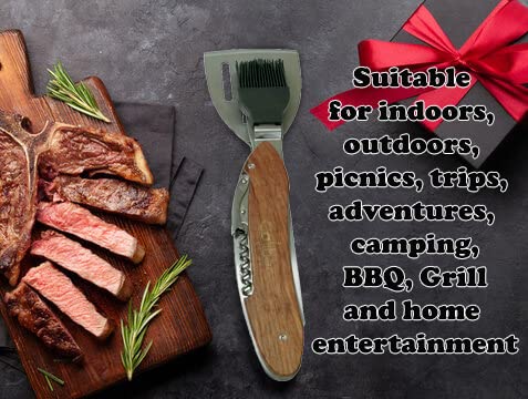 Juego de Herramientas para Barbacoa 5 en 1 Caliber Gourmet, - Imagen 7