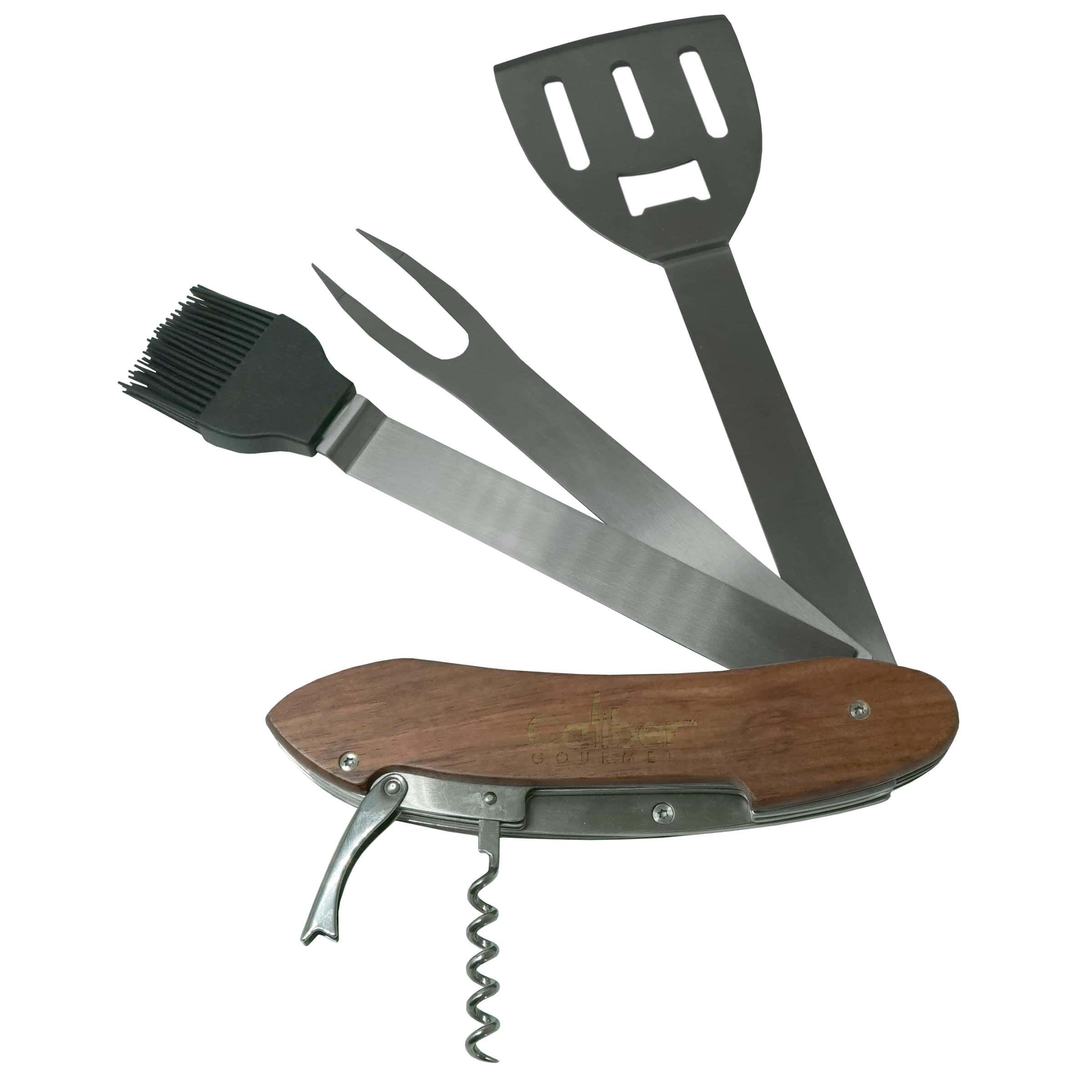 Juego de Herramientas para Barbacoa 5 en 1 Caliber Gourmet,