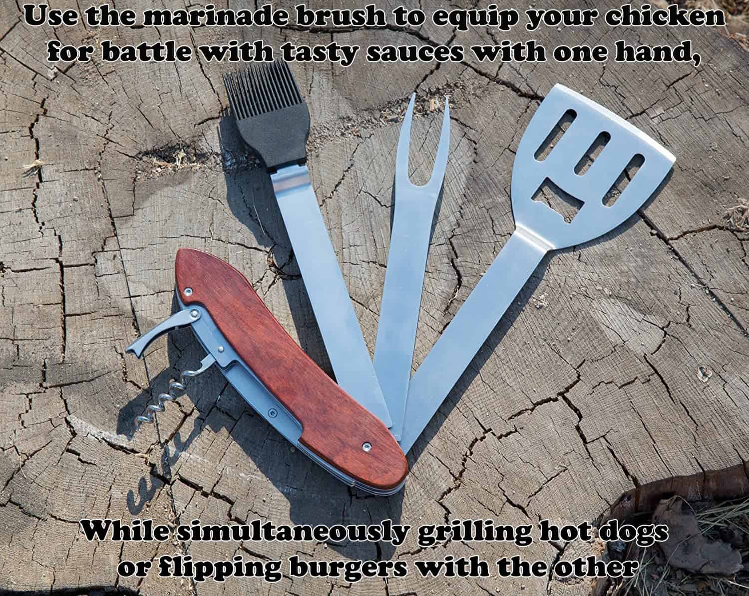 Juego de Herramientas para Barbacoa 5 en 1 Caliber Gourmet, - Imagen 5