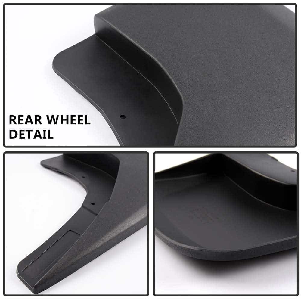PIT66 4Pack Front+Rear Mud Flaps Splash Guards Wheel Fender - Imagen 5