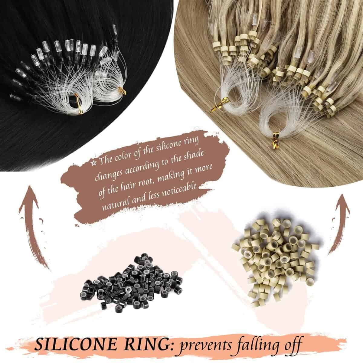 Extensiones de Cabello Sunny Hair Microlink Pelo Humano - Imagen 5