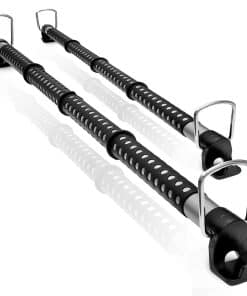 Zento Deals 2 Pack de Barras de Ropa Expandibles para Autos