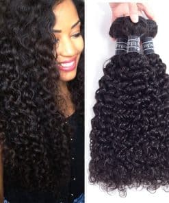Amella Hair 8A Brazilian Curly Virgin Kinky Human Hair