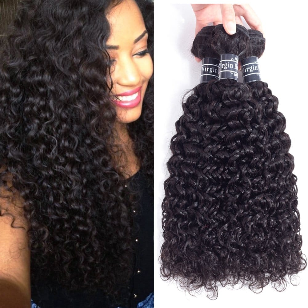 Amella Hair 8A Brazilian Curly Virgin Kinky Human Hair