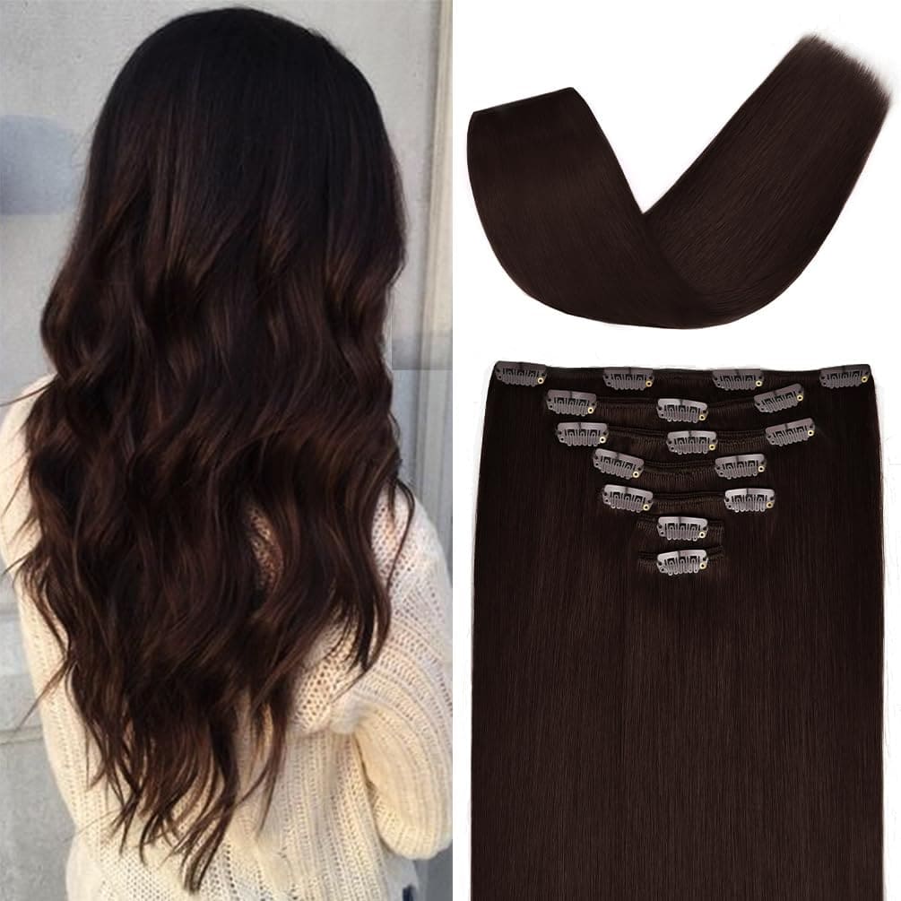 Extensiones de Cabello Humano Clip de 18 pulgadas - 70g 7