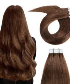 Extensiones de Cabello con Cinta YILITE #4 Marrón Medio