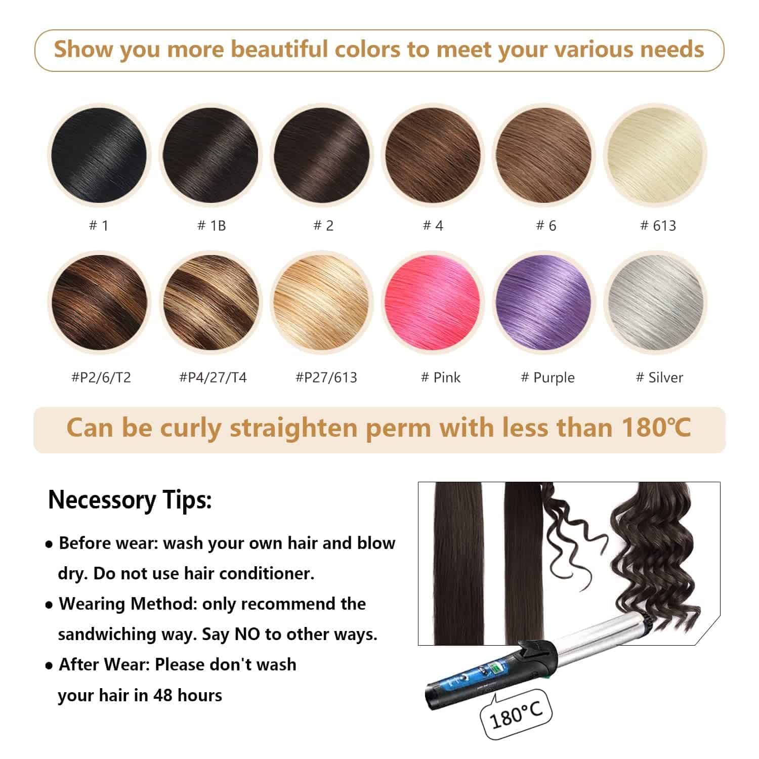 Extensiones de Cabello Humano YILITE Tape in Silky Straight - Imagen 7