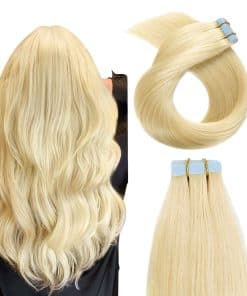 Extensiones de Cabello Humano YILITE Tape in Silky Straight