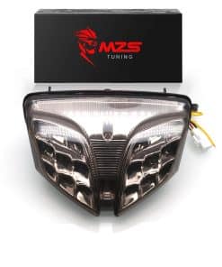 MZS Luz Trasera de Motocicleta LED con Luz de Direccional
