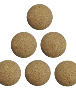 Bank Shot Billiards 6 Pelotas de Futbolín de Corcho Natural