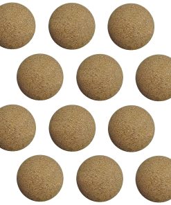 Set de 12 Pelotas de Futbolito Oficiales de Corcho Natural