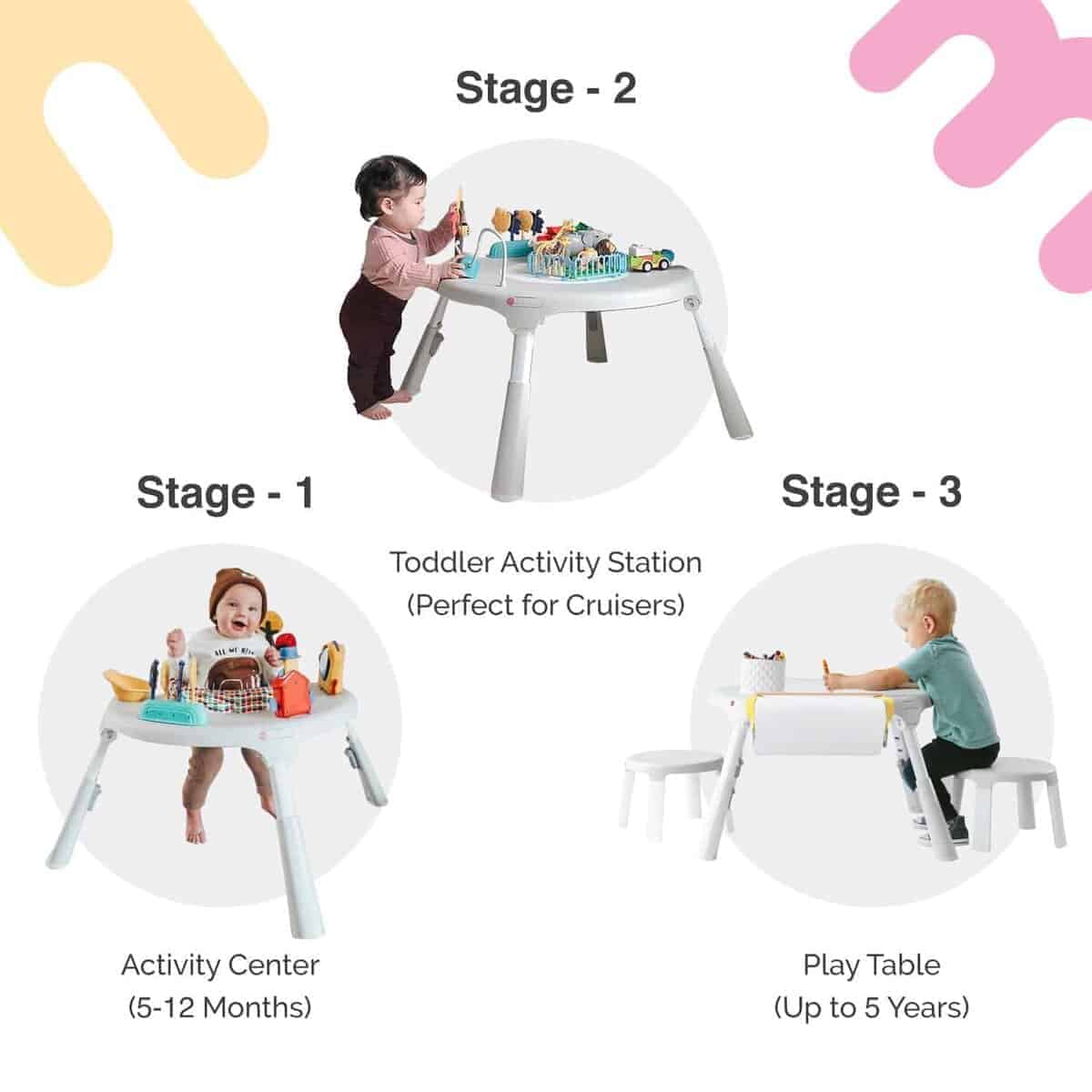 ORIBEL PortaPlay Centro de Actividades 2 en 1 & Mesa de - Imagen 5