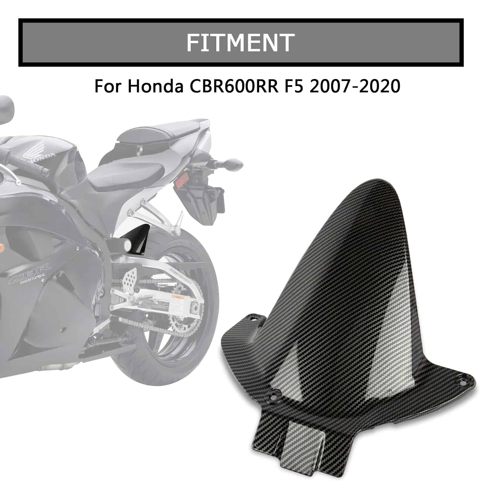 Guardabarros Trasero para CBR600RR F5 2007-2023 - PSLER - Imagen 3