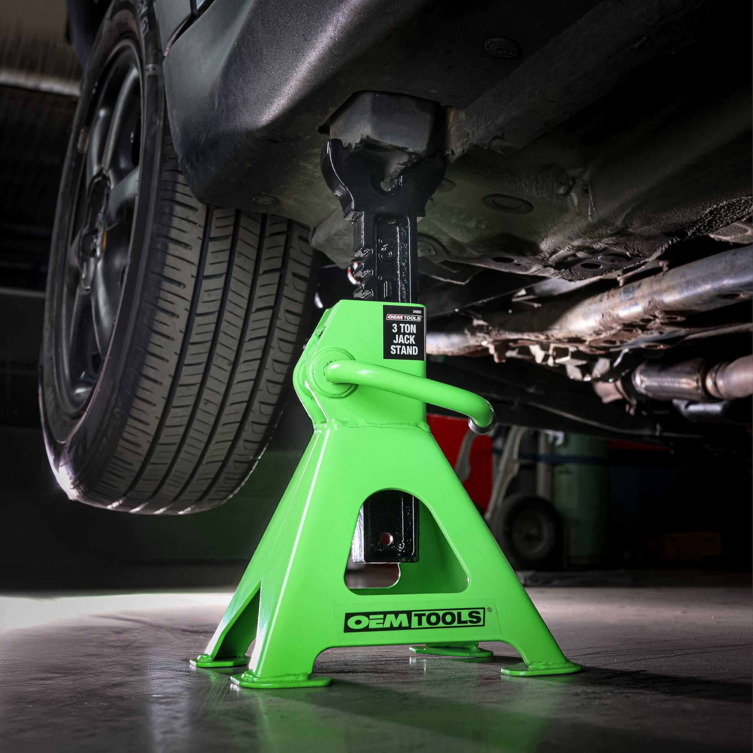 Juego de 2 Soportes de Gato de 3 Toneladas OEMTOOLS 24852, - Imagen 9